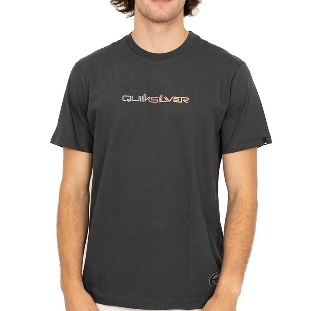 Camiseta Quiksilver Gradient Type New Wave WT26 Masculina