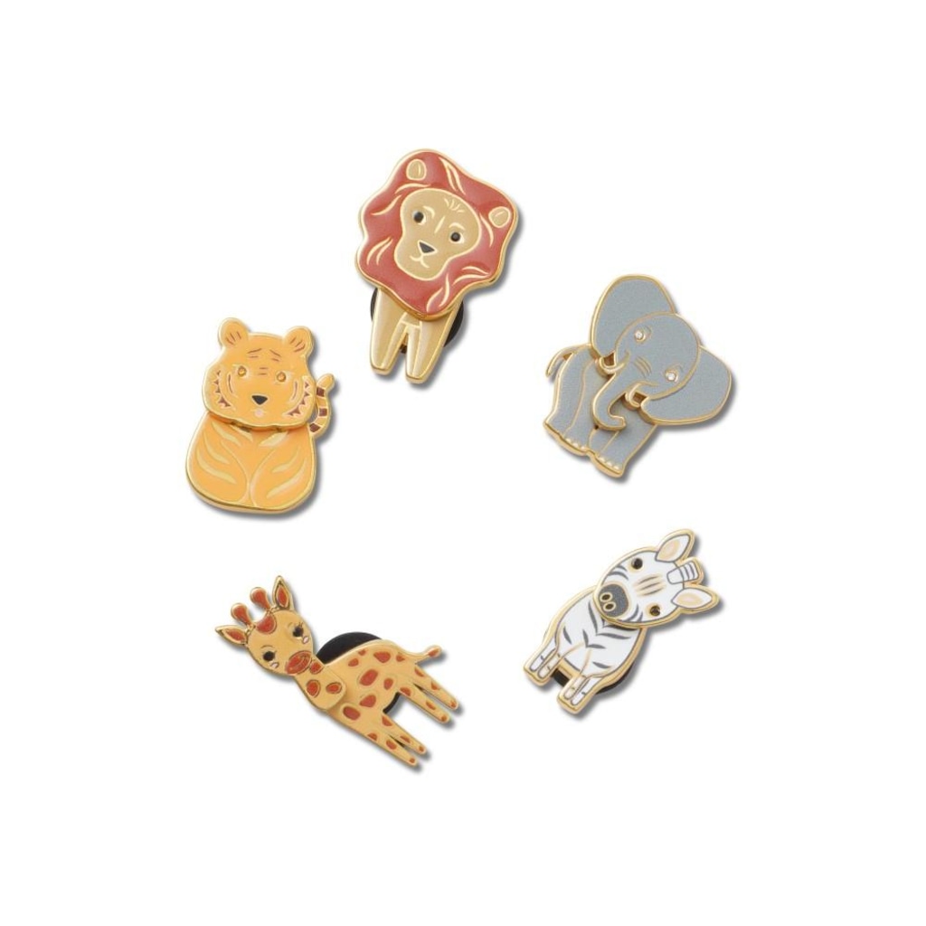 Kit Jibbitz™ Crocs Safari Dourado Pack com 5 Peças