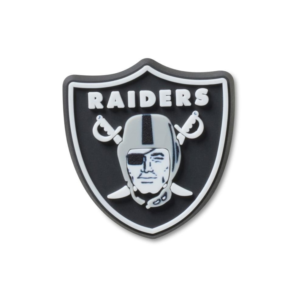 Jibbitz™ Crocs NFL Las Vegas Raiders Logo