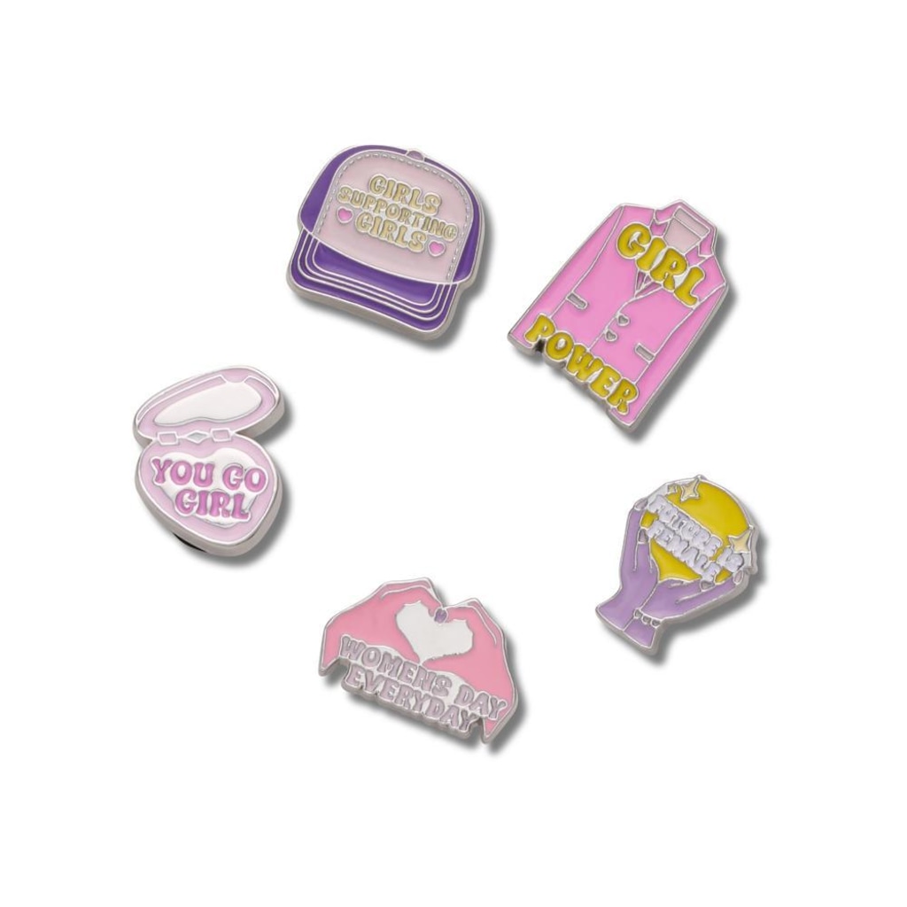 Kit Jibbitz™ Dia das Mulheres Pack com 5 Peças