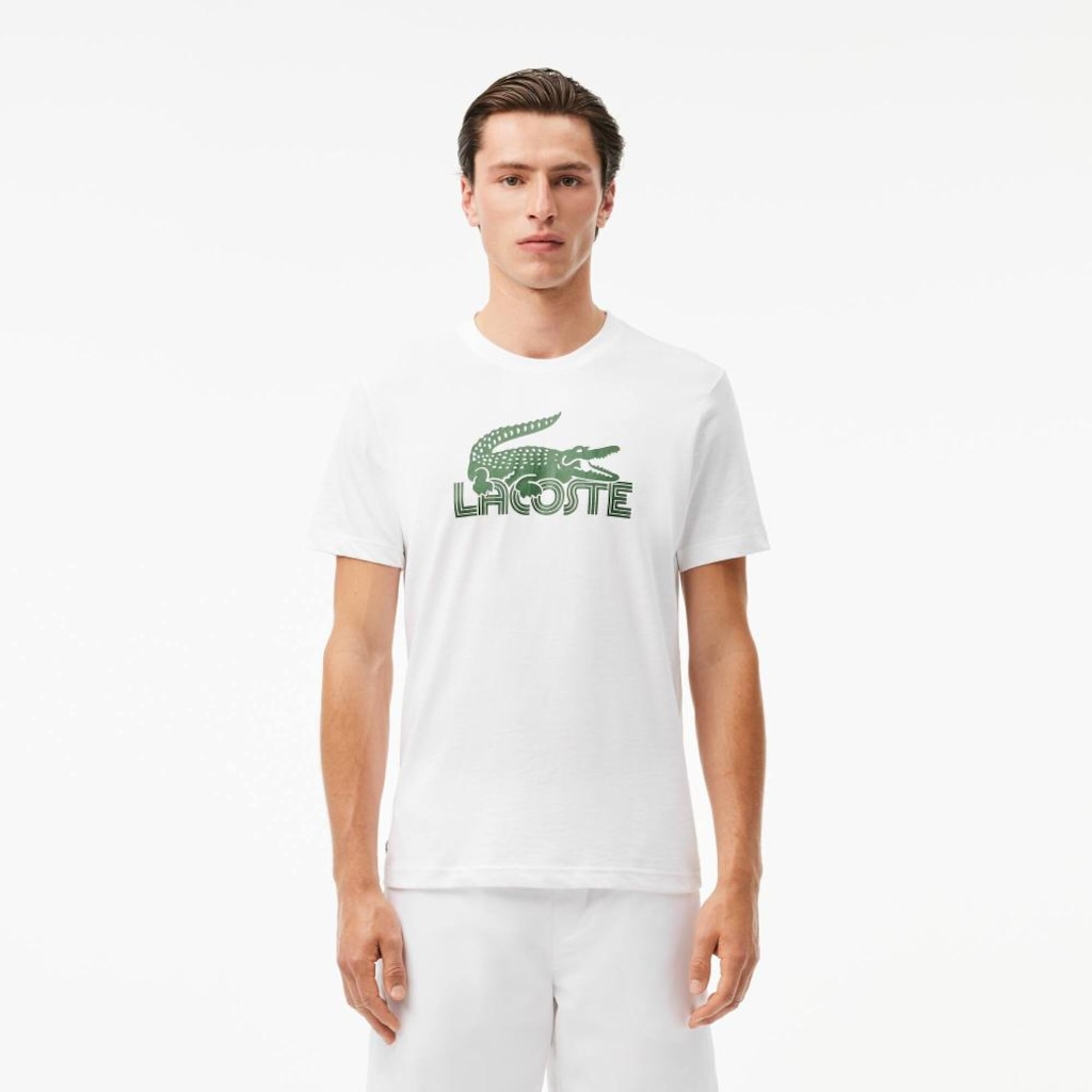 Camiseta Masculina de malha esportiva Ultra-Dry Lacoste