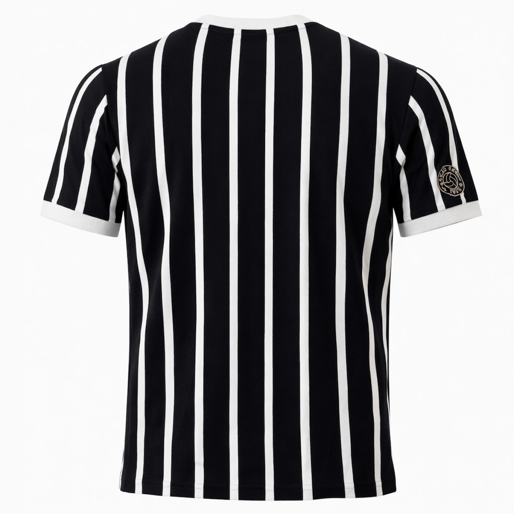 Imagem 4 do produto Camisa do Corinthians Retrô 1930 Tricampeão Paulista Coimbra - Masculina