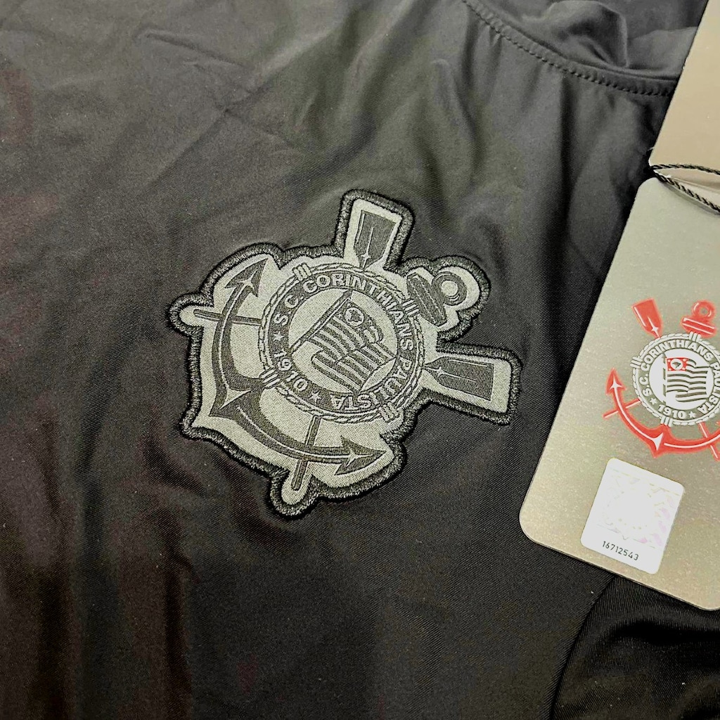 Imagem 3 do produto Camisa do Corinthians Dry Símbolo Bordado Coimbra - Infantil