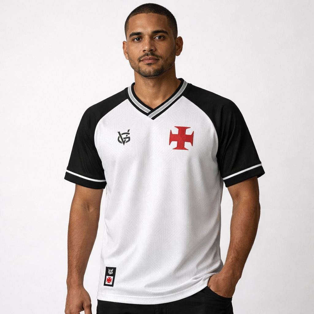 Imagem 2 do produto Camisa do Vasco da Gama VG Tradição Cruzmaltina - Masculina