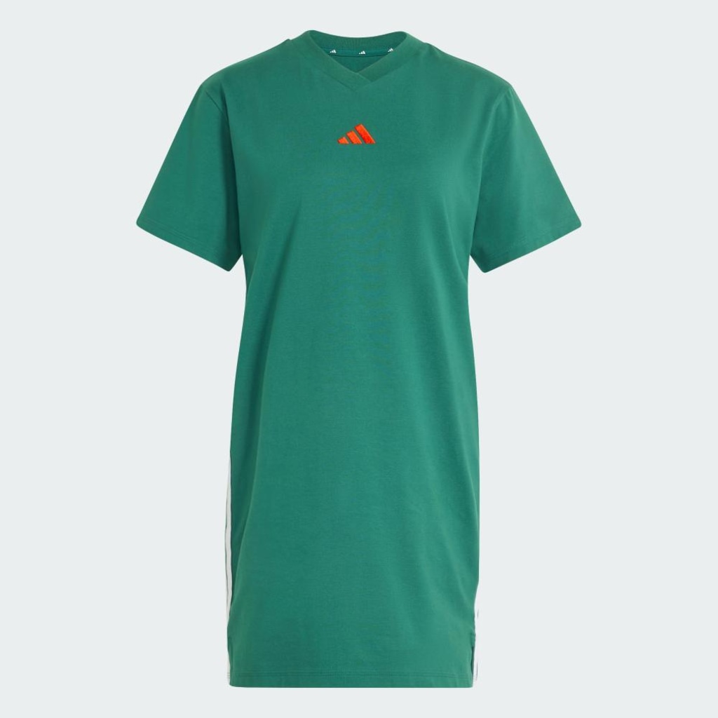 Imagem 2 do produto Vestido Camiseta adidas Essentials Três Listras em malha simples Feminino