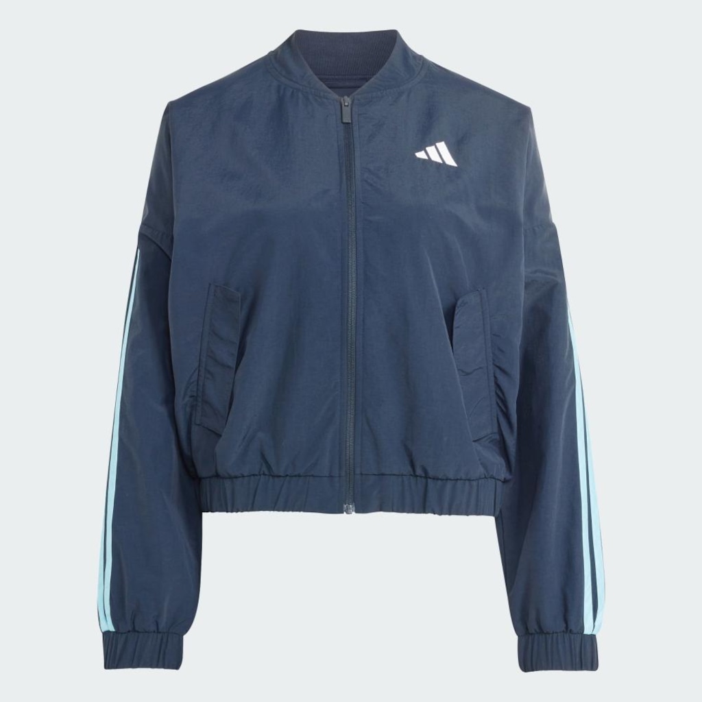 Imagem 2 do produto Jaqueta Corta-vento de Malha adidas Essentials Três Listras Feminina