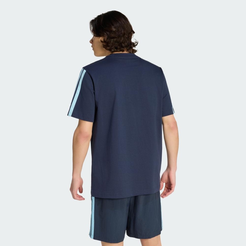 Imagem 3 do produto Camiseta adidas Essentials Três Listras Malha Simples Masculina
