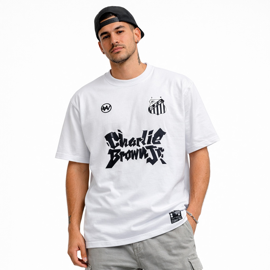 Imagem 2 do produto Camisa do Santos Charlie Brown Edição Especial Wanted - Masculino