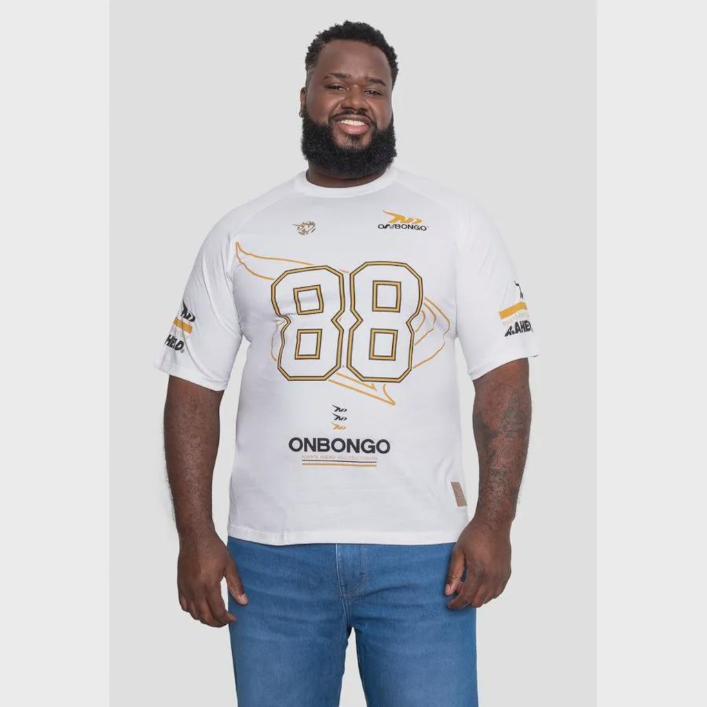 Camiseta Onbongo Oversize Especial Plus Size Masculino