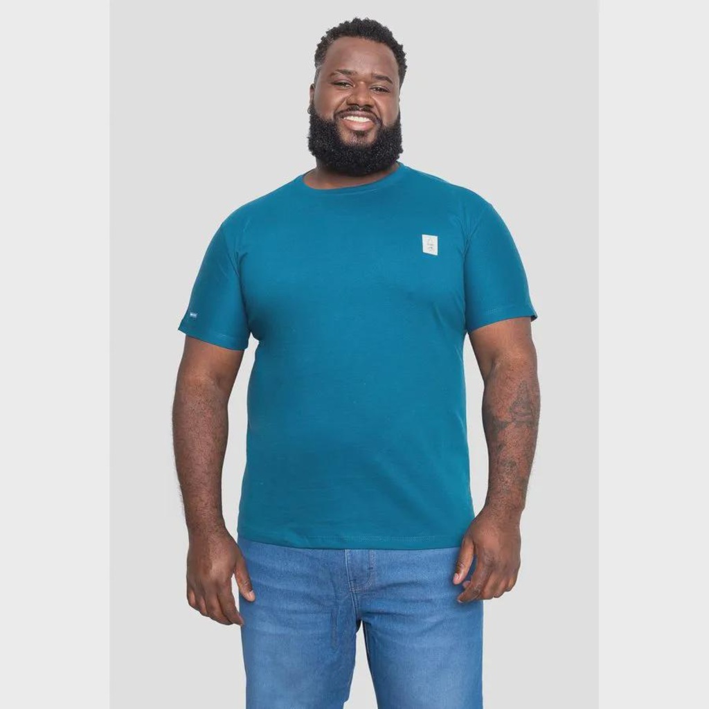 Camiseta HD Surf Plus Size Estampada Masculina