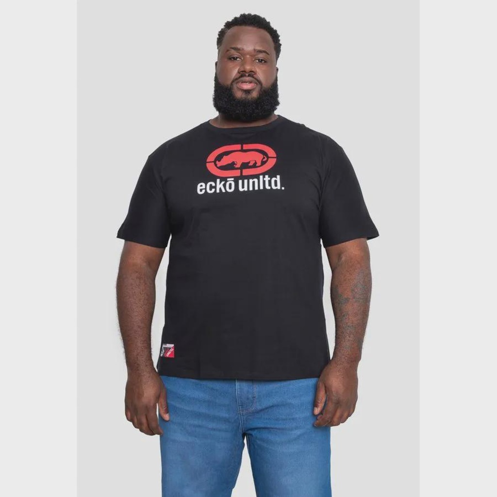 Camiseta Ecko Plus Size Estampada Masculina