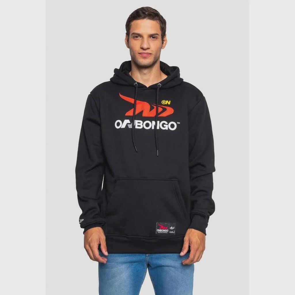 Moletom Onbongo Fechado Canguru Masculino