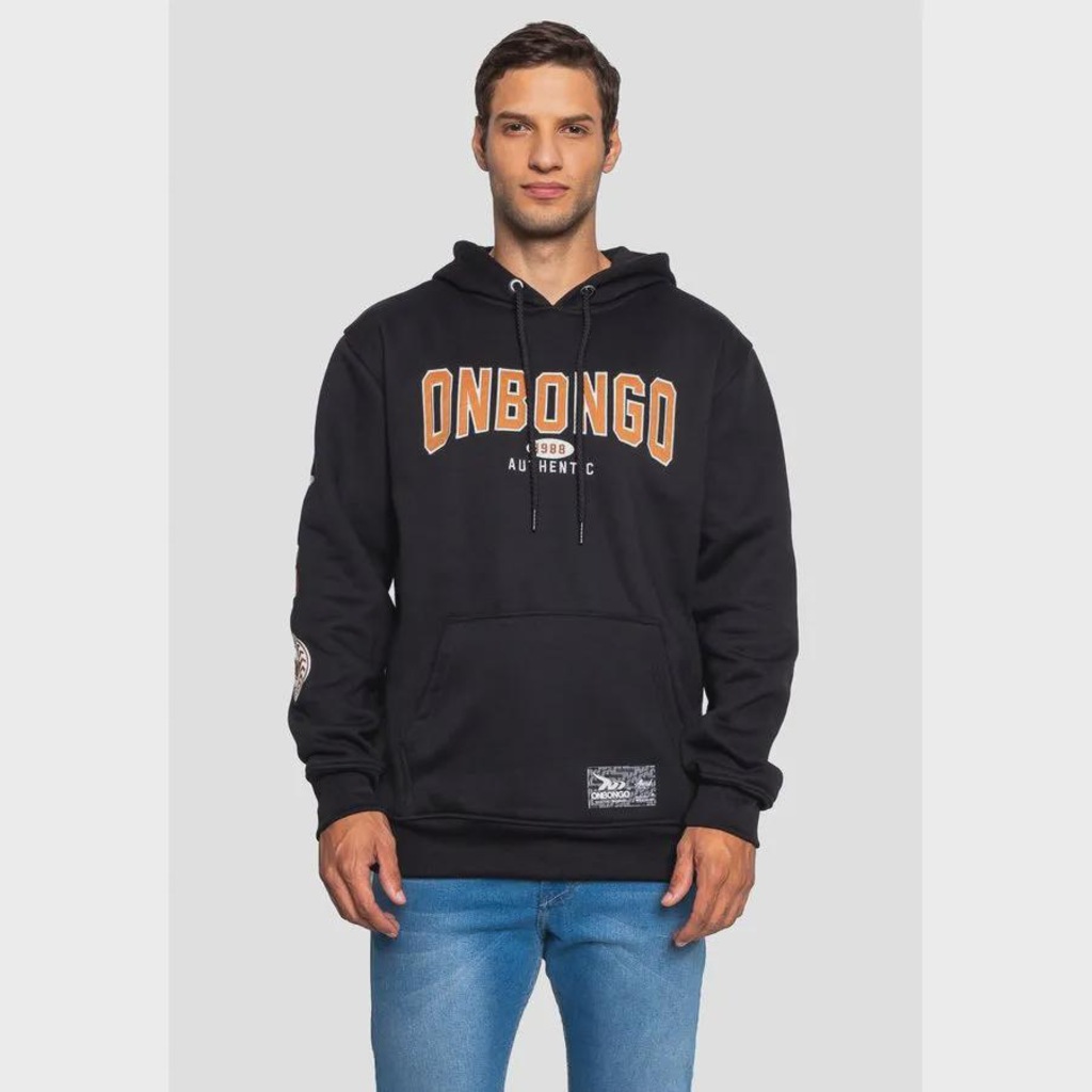Moletom Onbongo Fechado Canguru Masculino