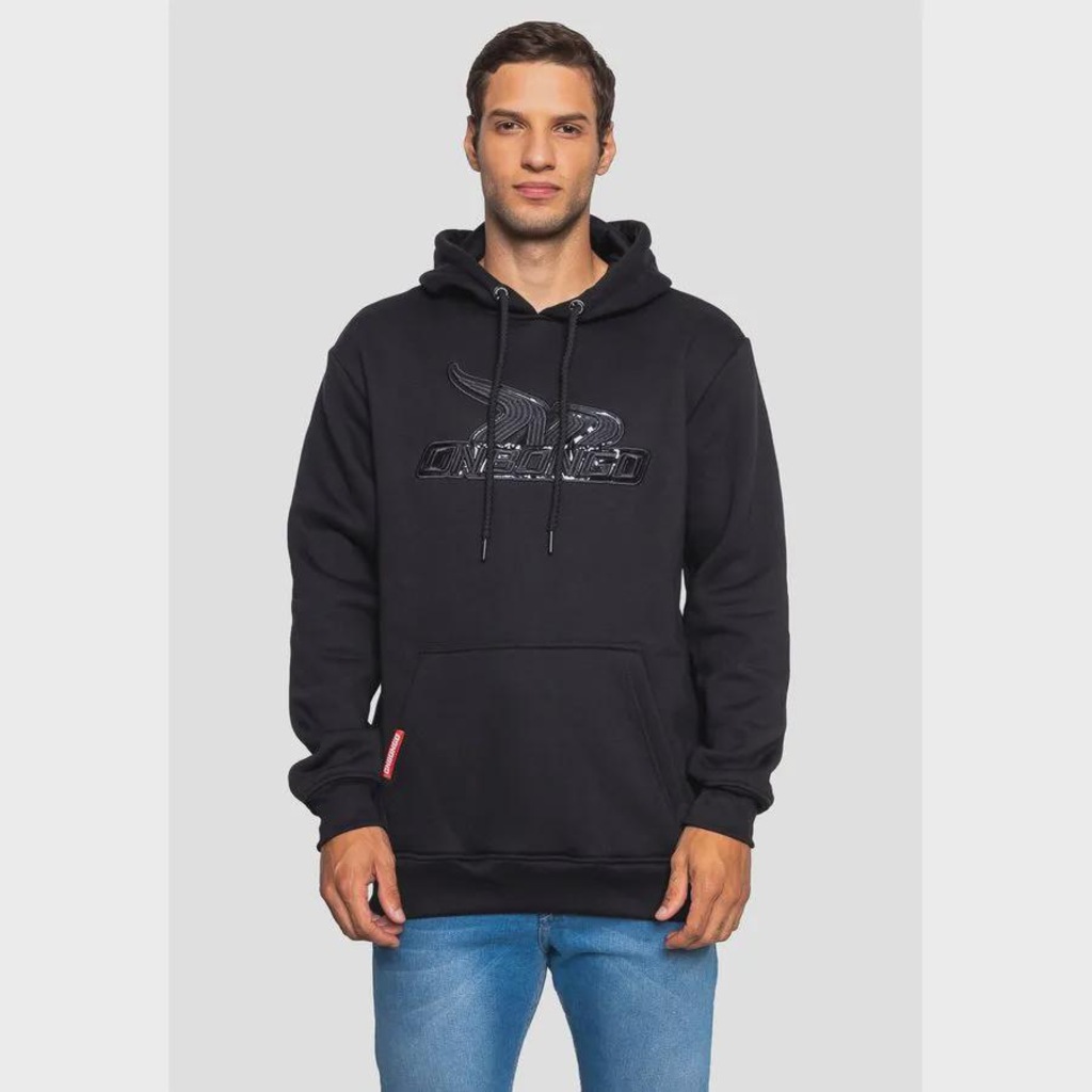 Moletom Onbongo Fechado Canguru Masculino