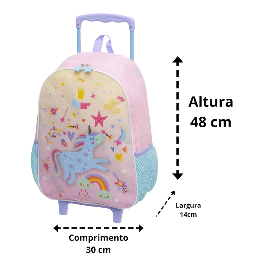 Imagem 5 do produto Mochila Infantil Com Rodinhas Pack Me Magic Pacific - 20 Litros