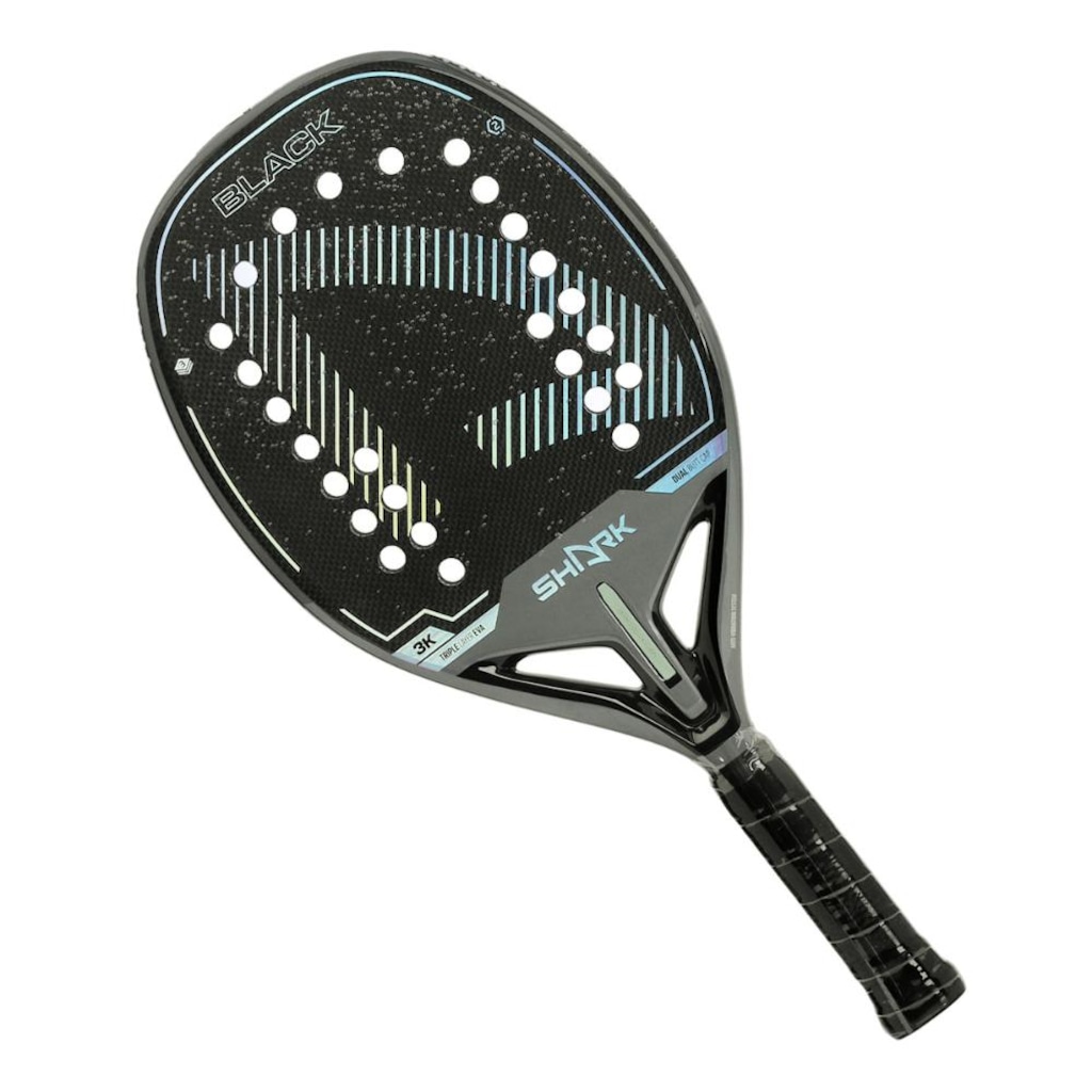 Raquete de Beach Tennis Shark Black 2026