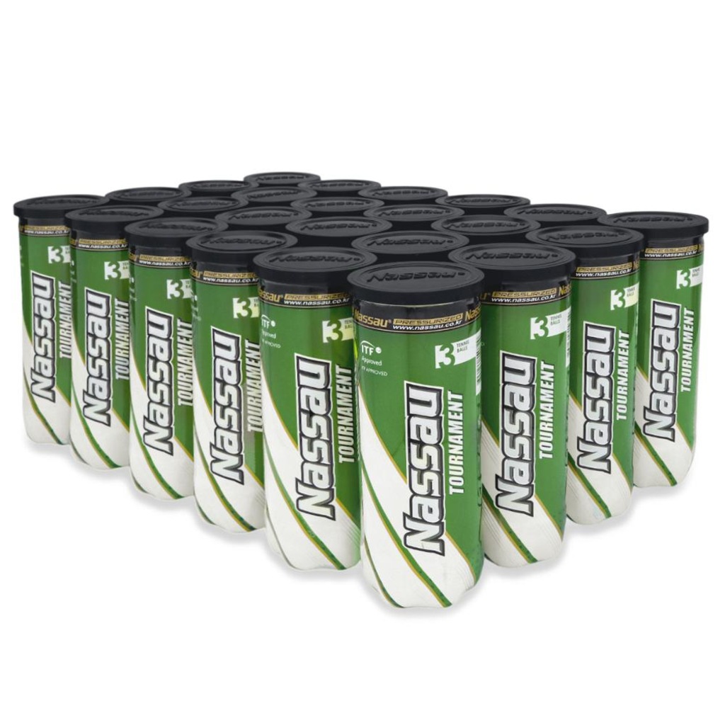 Bola de Tênis Nassau Tournament Caixa com 24 Tubos