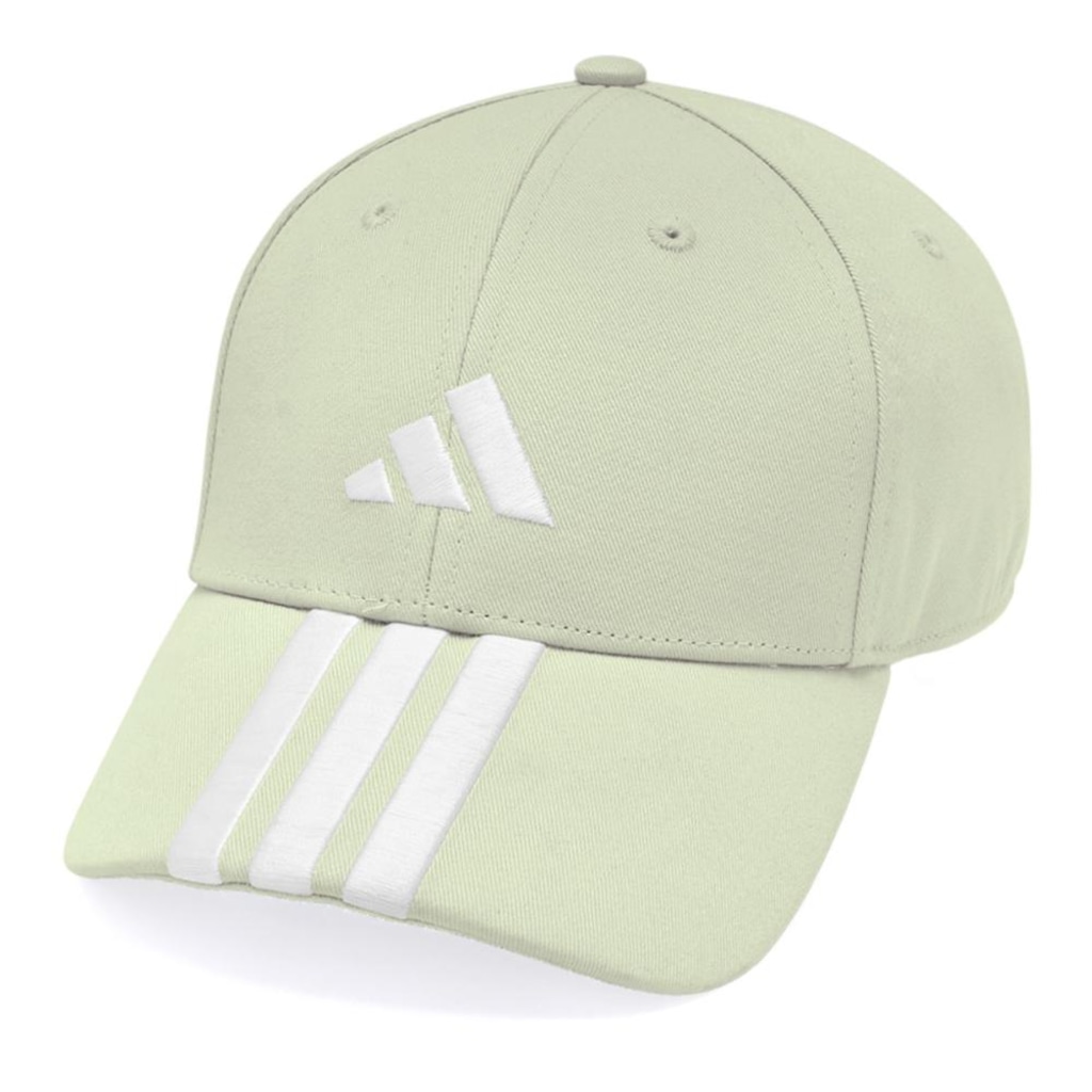 Boné Unissex adidas Baseball Três Listras New Logo Aba Curva