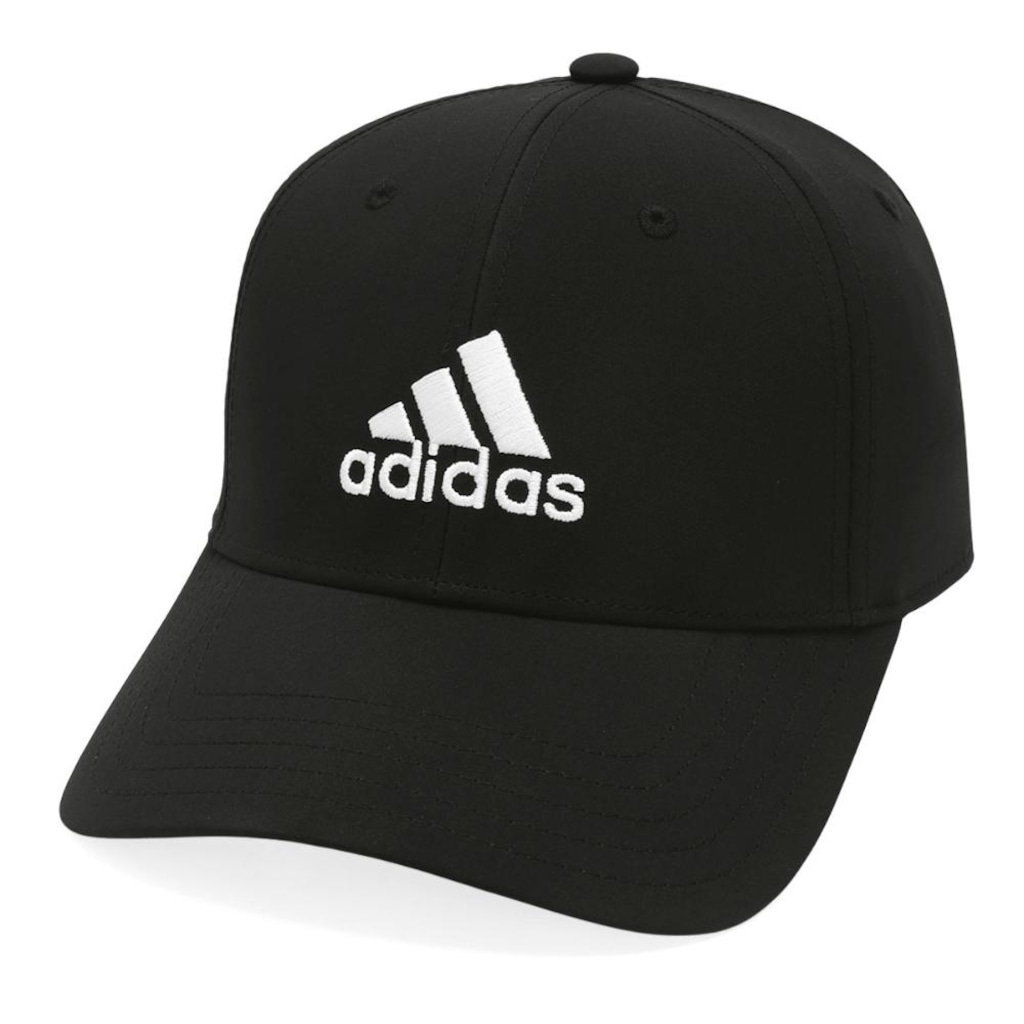 Boné Unissex adidas Baseball Leve Logo Bordado Aba Curva