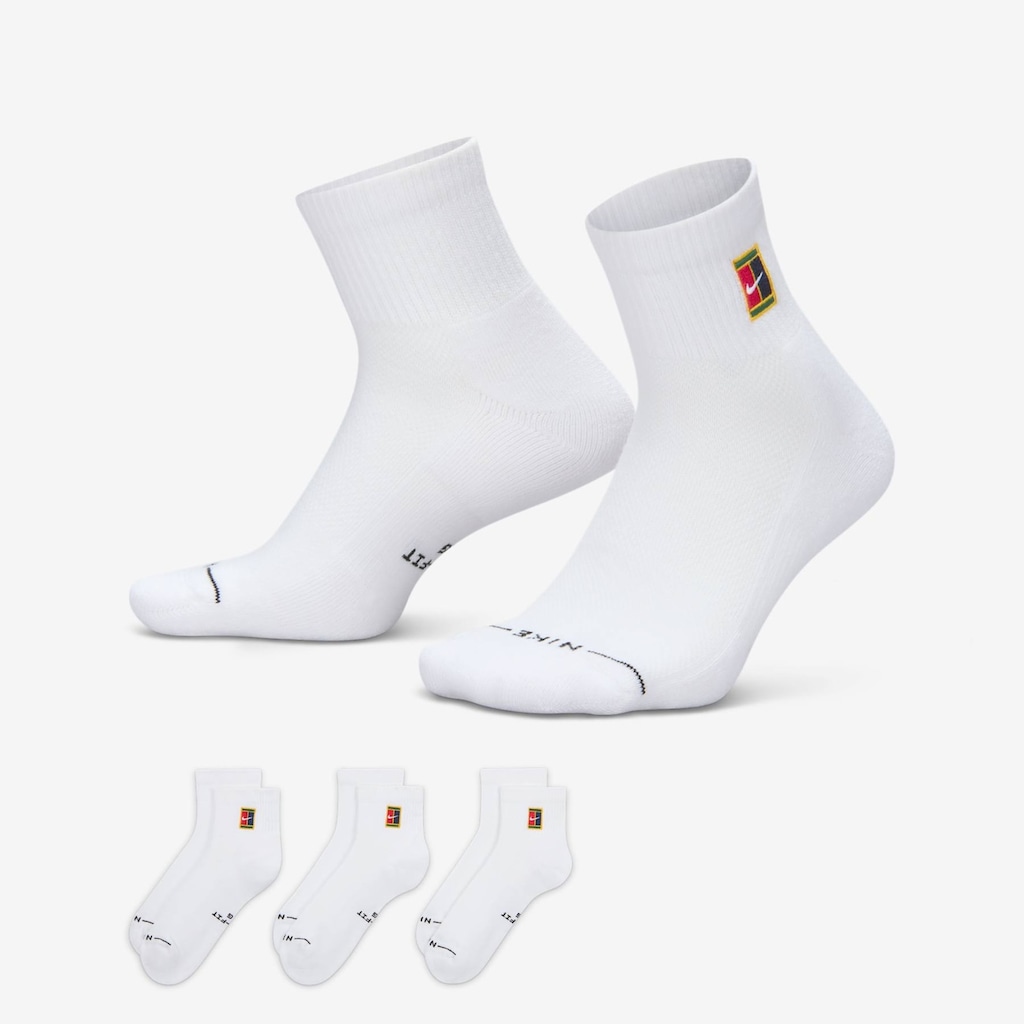 Meia Nike Everyday Elevate(3 Pares) Cano Médio Unissex
