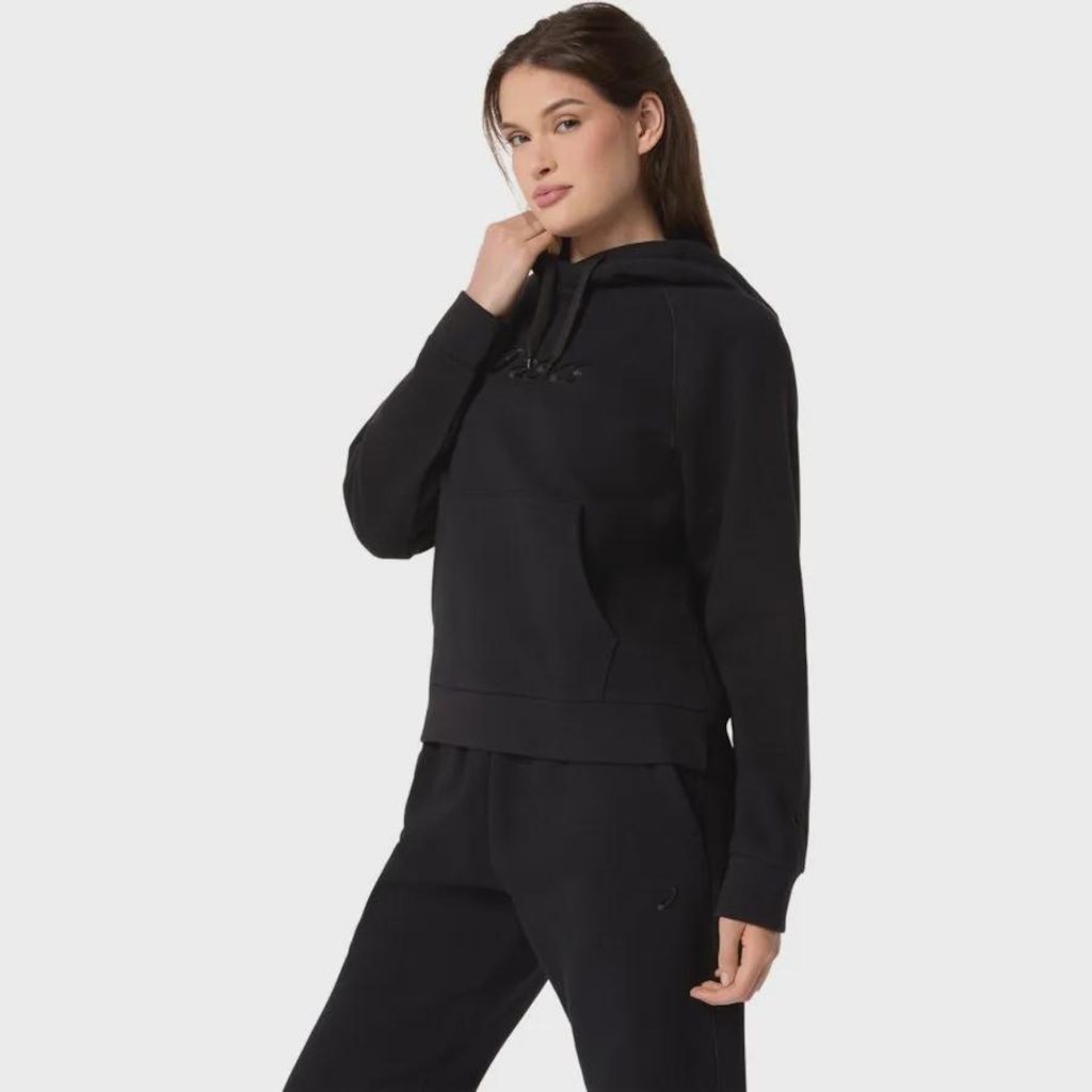 Imagem 3 do produto Blusão ASICS Logo Fleece Pullover Hoodie Feminino