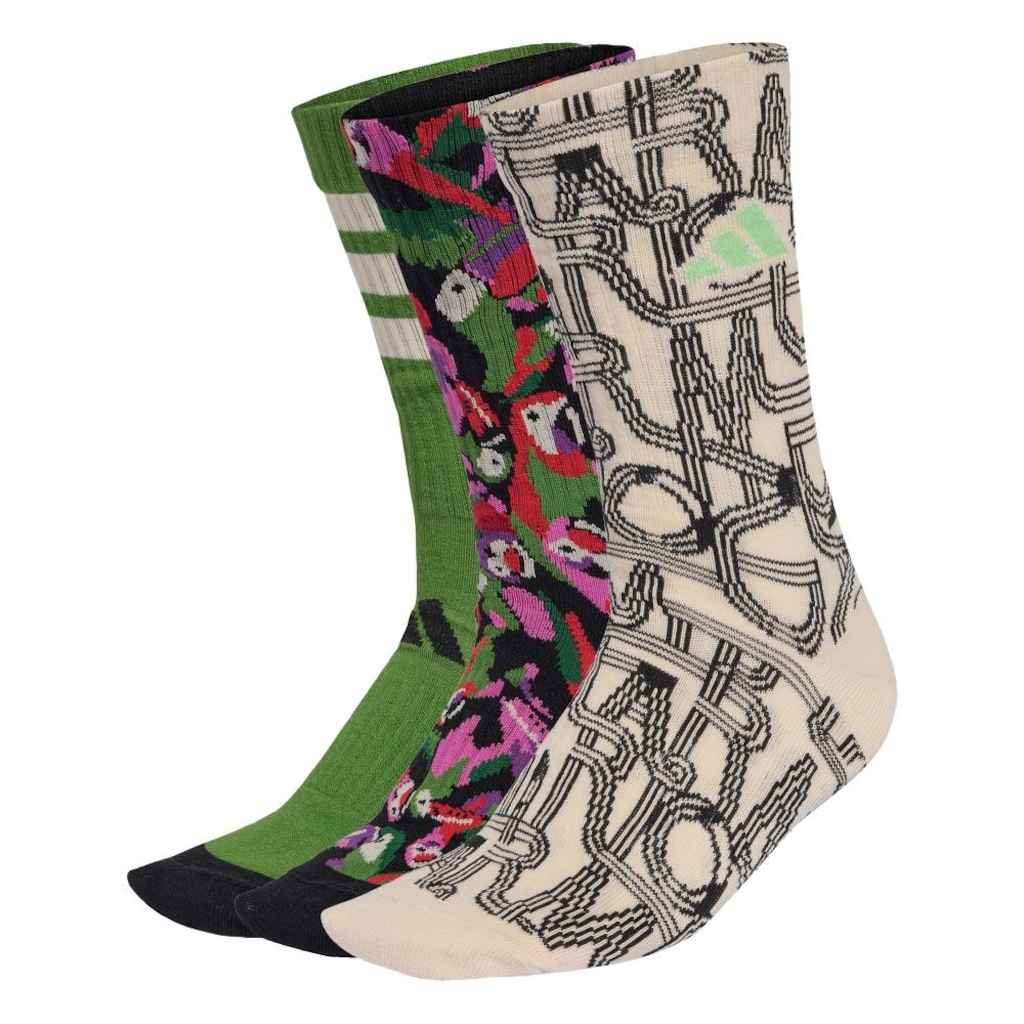 Meia adidas X Farm Feminina - 3 Pares