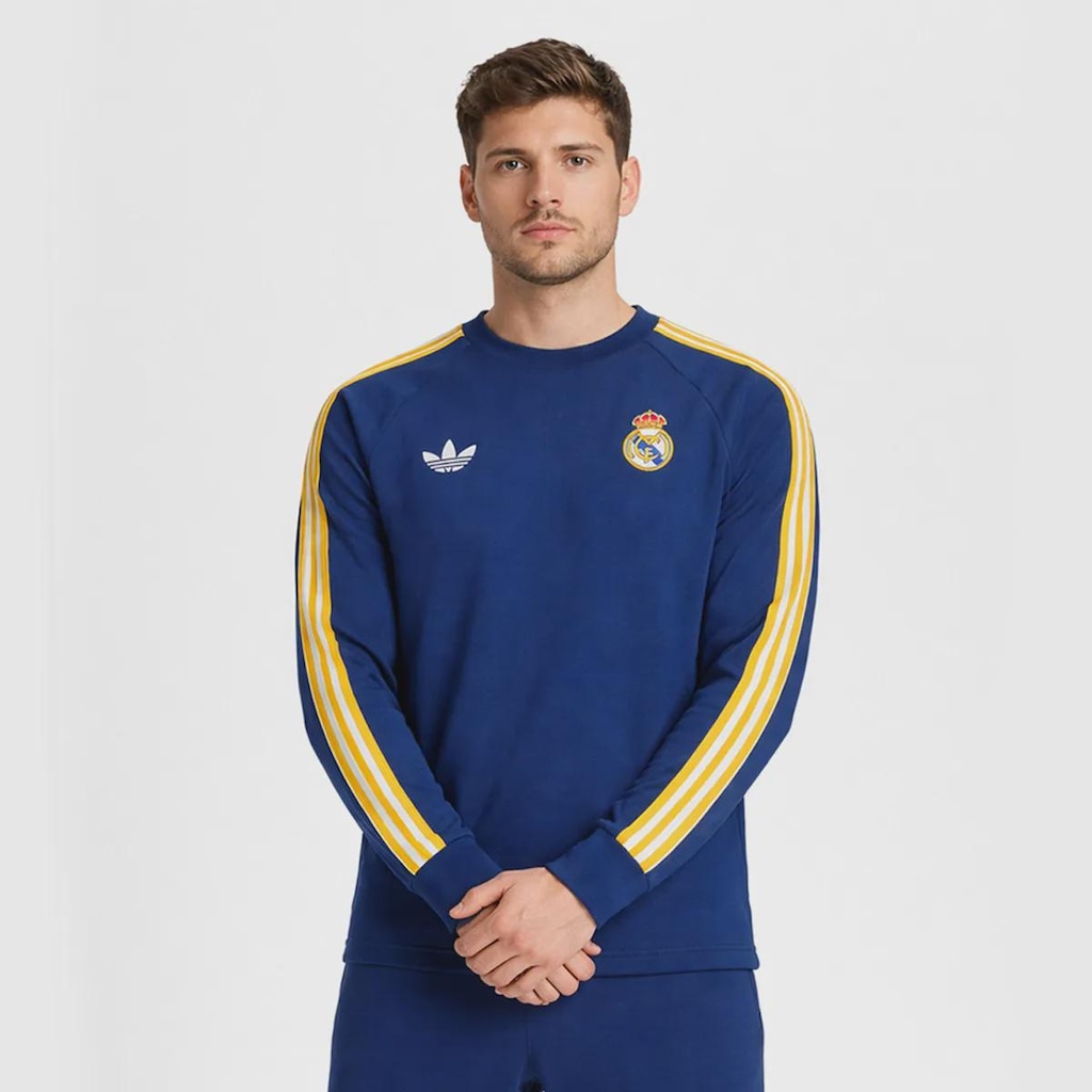 Camiseta Do Real Madrid Originals Manga Longa adidas Masculina