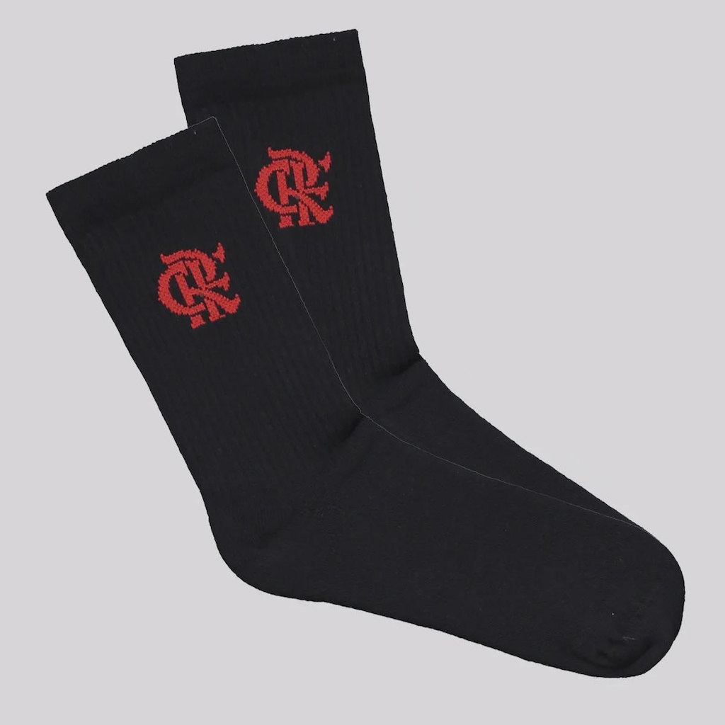 Meia Cano Alto Flamengo Esportiva FutFanatics Infantil