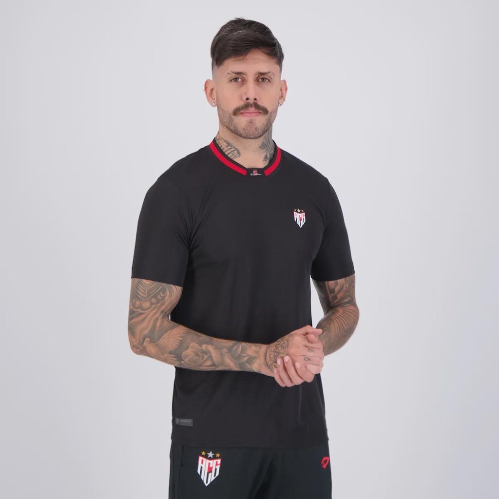 Imagem 2 do produto Camisa Dragão Premium Atlético Goianiense Concentração 2024 FutFanatics Masculina