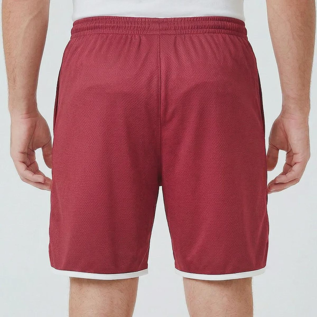 Imagem 3 do produto Bermuda Fluminense Teia Grená FutFanatics Masculina