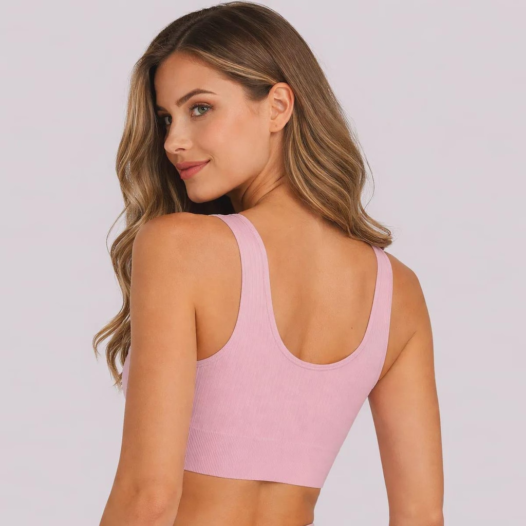 Imagem 2 do produto Top Feminino Canelado Sem Costura Selene