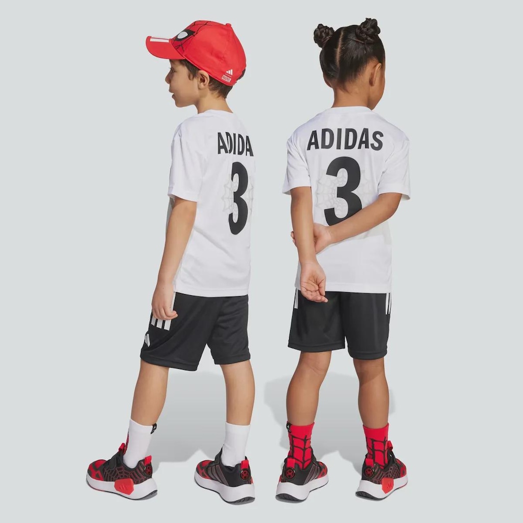 Imagem 2 do produto Conjunto Infantil Marvel Homem Aranha adidas