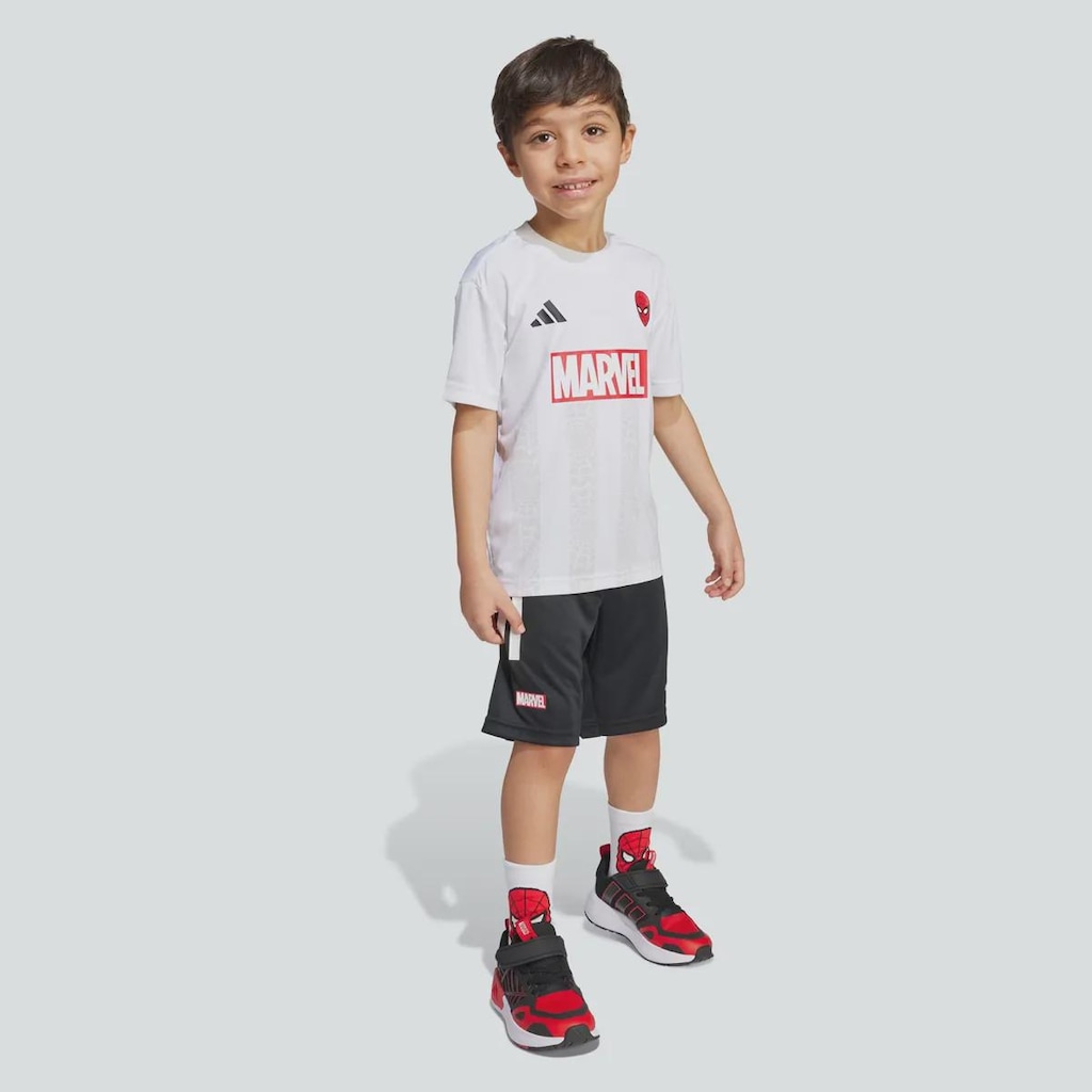 Imagem 3 do produto Conjunto Infantil Marvel Homem Aranha adidas