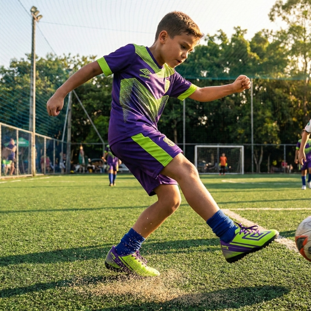 Imagem 4 do produto Chuteira Society Infantil Umbro Kick Jr
