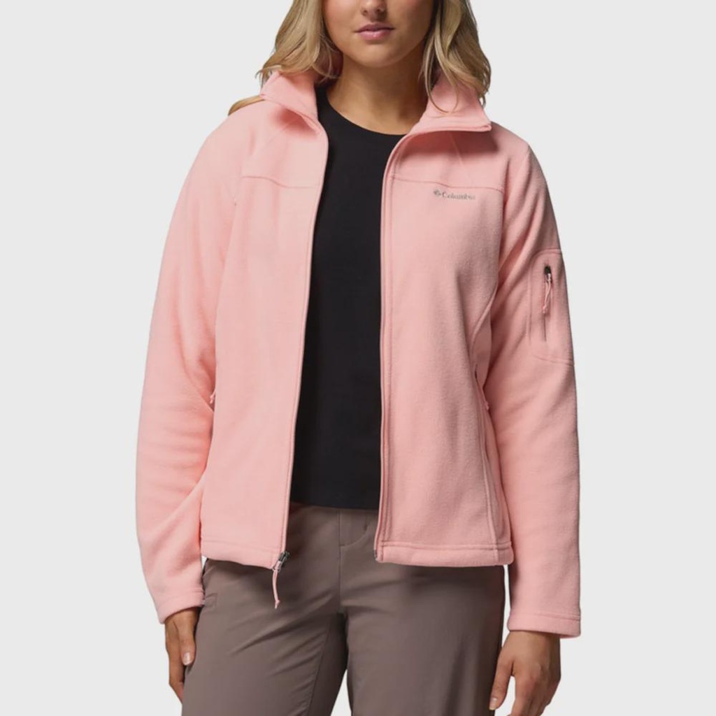 Jaqueta de Frio Fleece Columbia Fast Trek II Pink Sand - Feminina