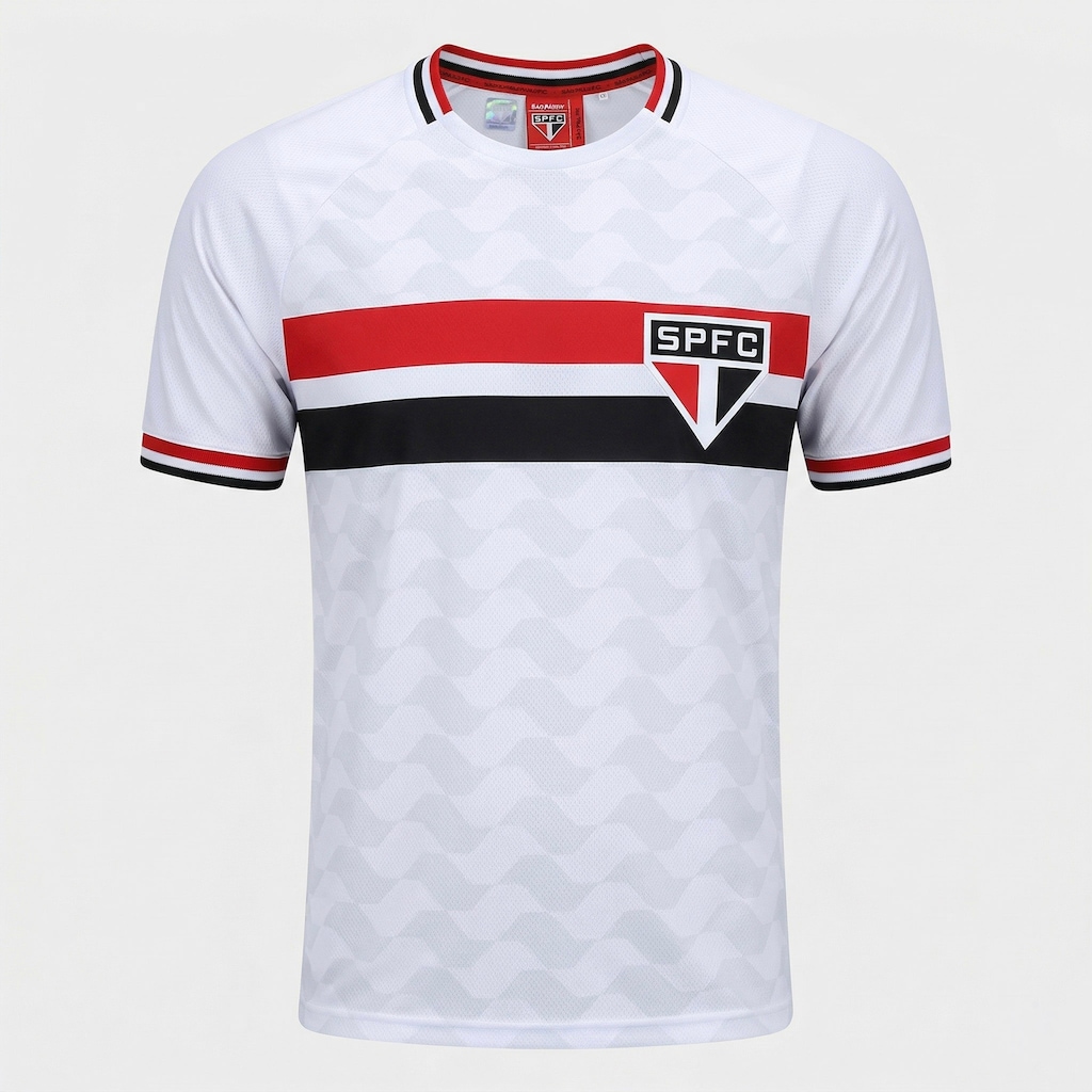 Camiseta de São Paulo Bench Raglan - Masculina