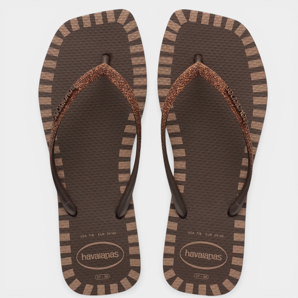 Chinelo Havaianas Slim Glitter Contour - Feminino