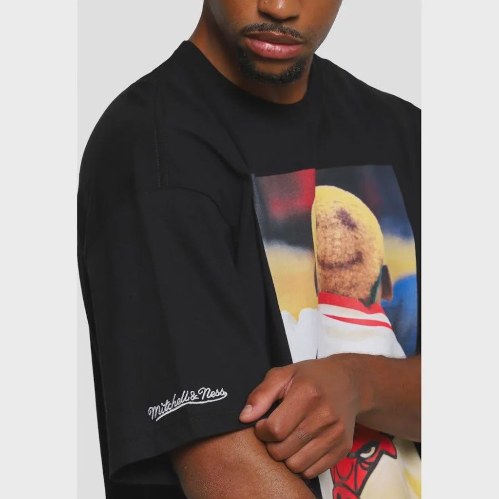 Imagem 5 do produto Camiseta Chicago Bulls Mitchell & Ness Oversized Masculina