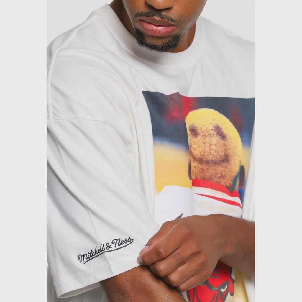Imagem 5 do produto Camiseta Chicago Bulls Mitchell & Ness Oversized Masculina