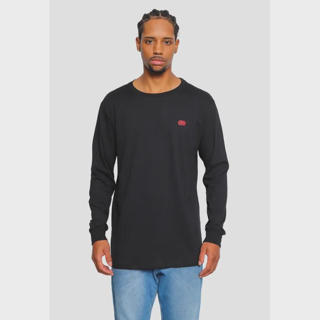 Camiseta Ecko Manga Longa Fashion Masculina