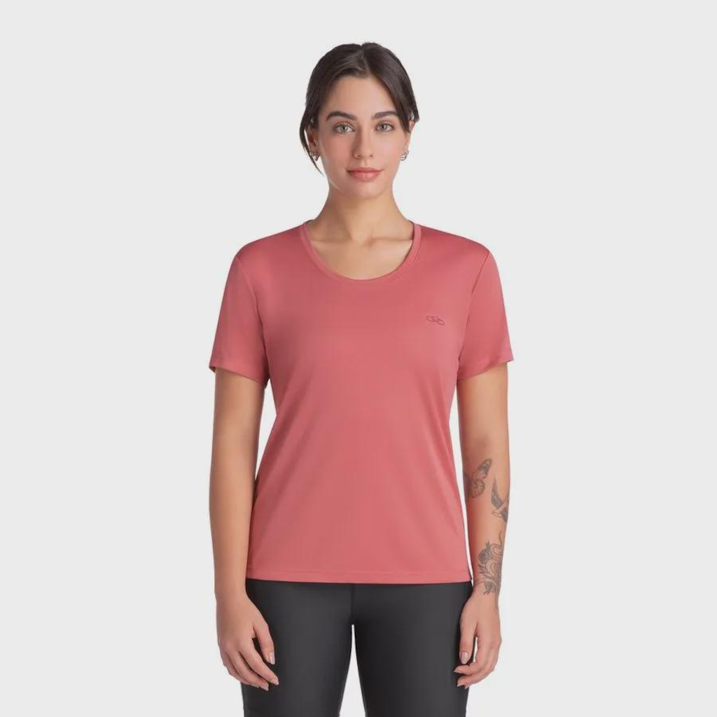 Camiseta Olympikus Essential Manga Curta Feminina