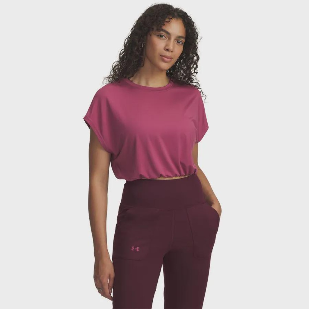 Camiseta de Treino Under Armour Motion Bubble Hem - Feminina