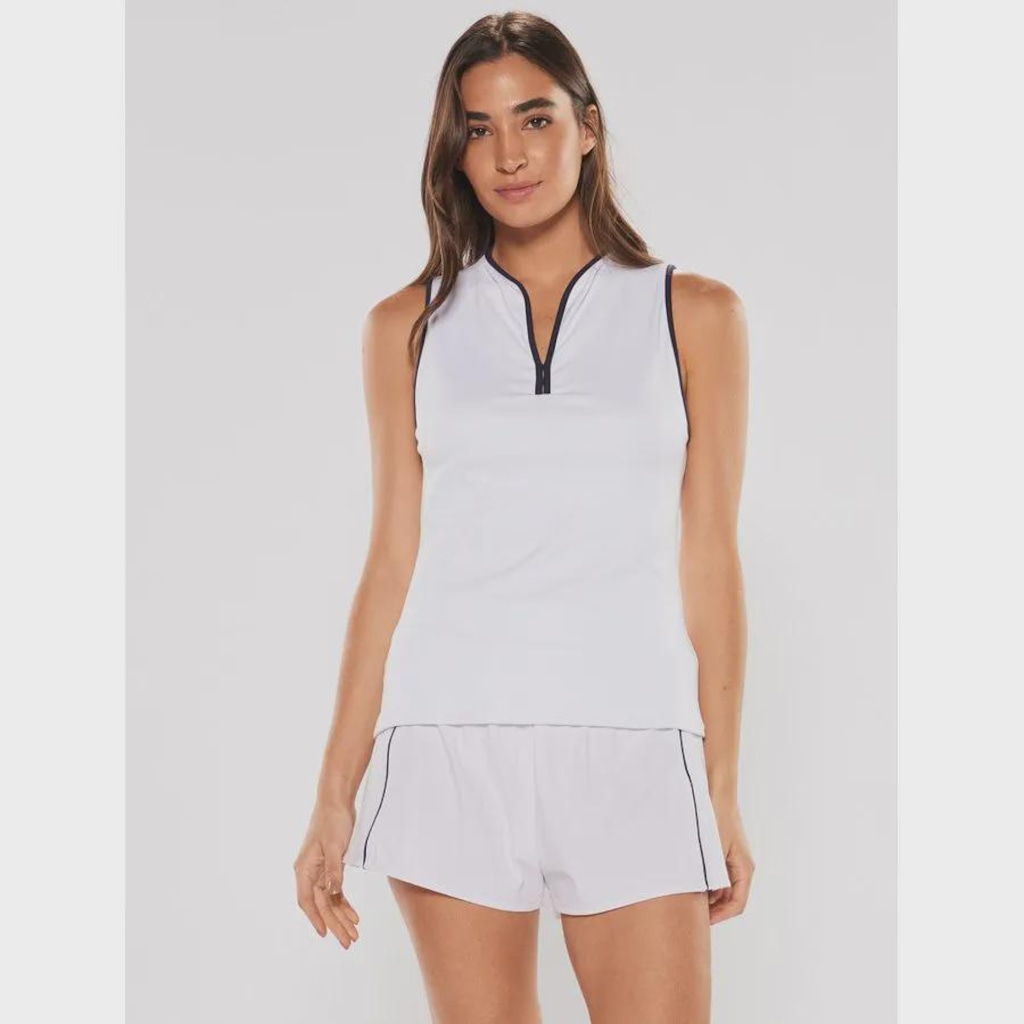 Camiseta Regata Body for Sure Court - Feminina