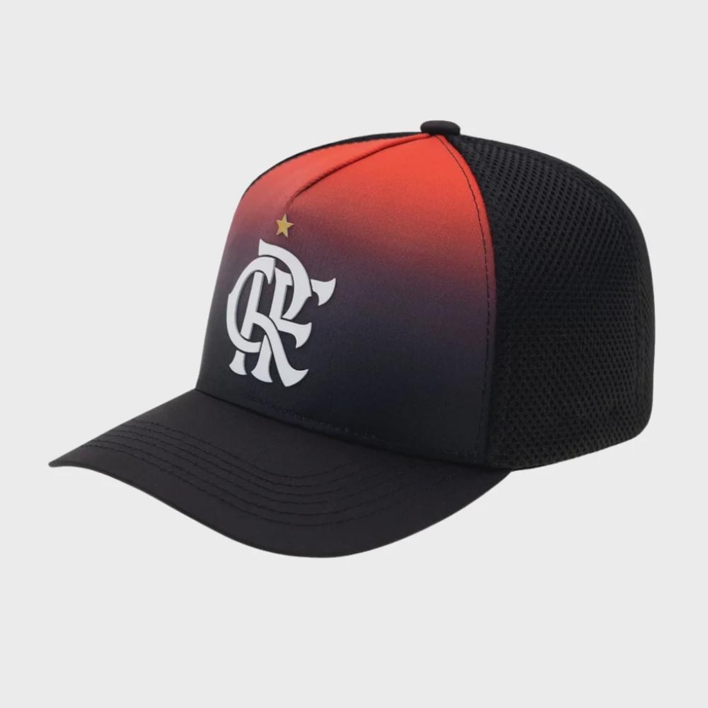 Boné do Flamengo Adulto Supercap Silk Frontal