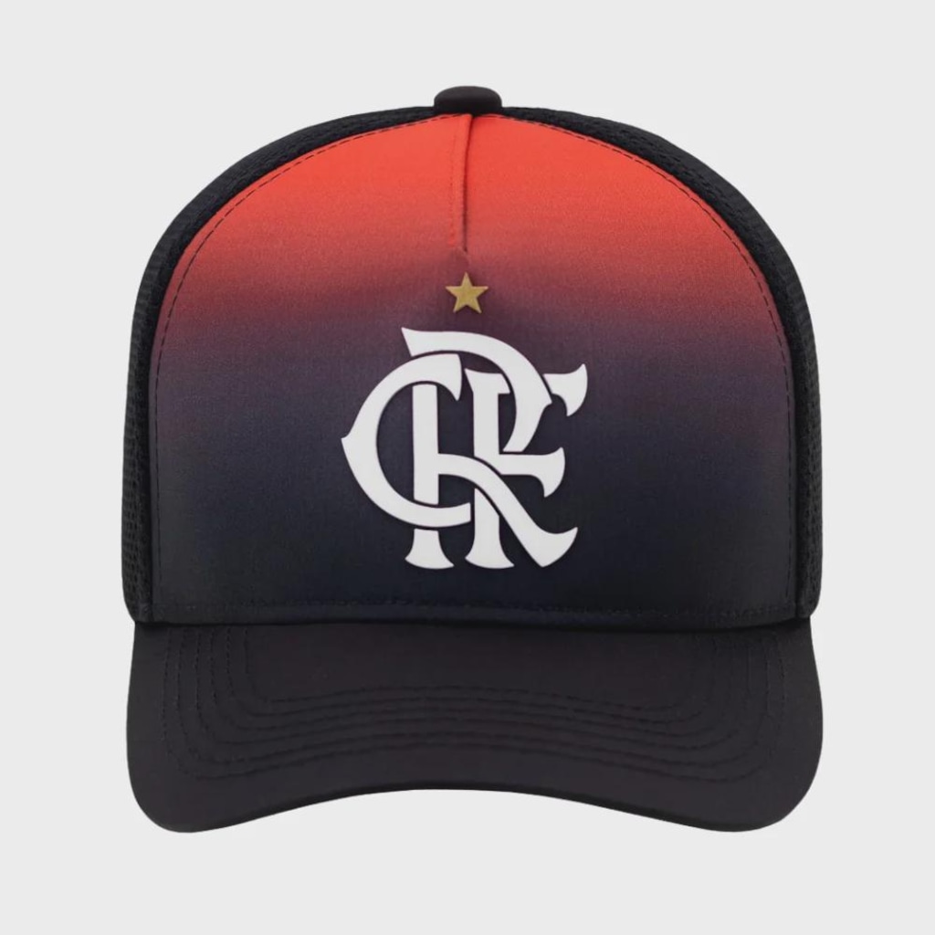 Imagem 2 do produto Boné do Flamengo Adulto Supercap Silk Frontal