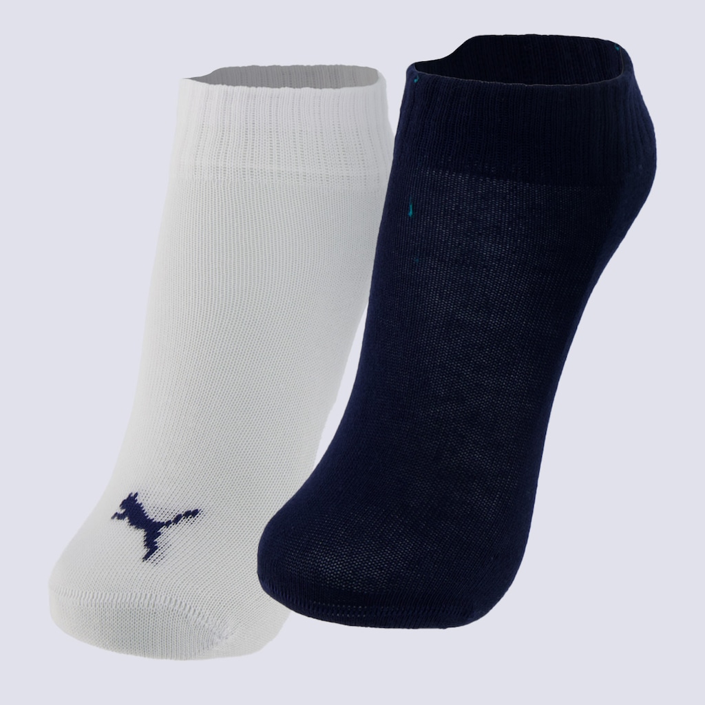 Kit Meia Cano Baixo 2 Pares Infantil Puma