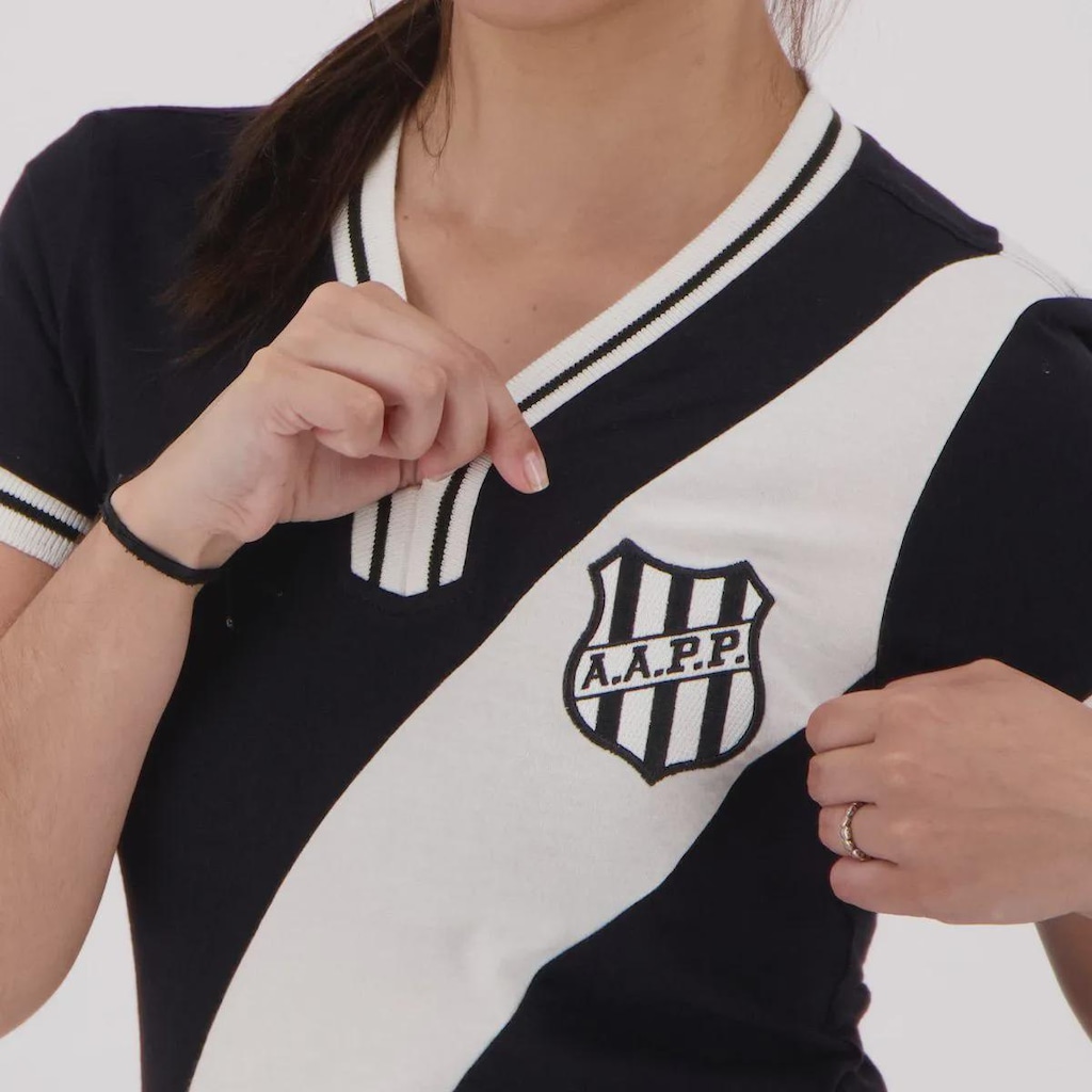 Imagem 4 do produto Camisa Ponte Preta Retrô II 1977 FutFanatics Feminina