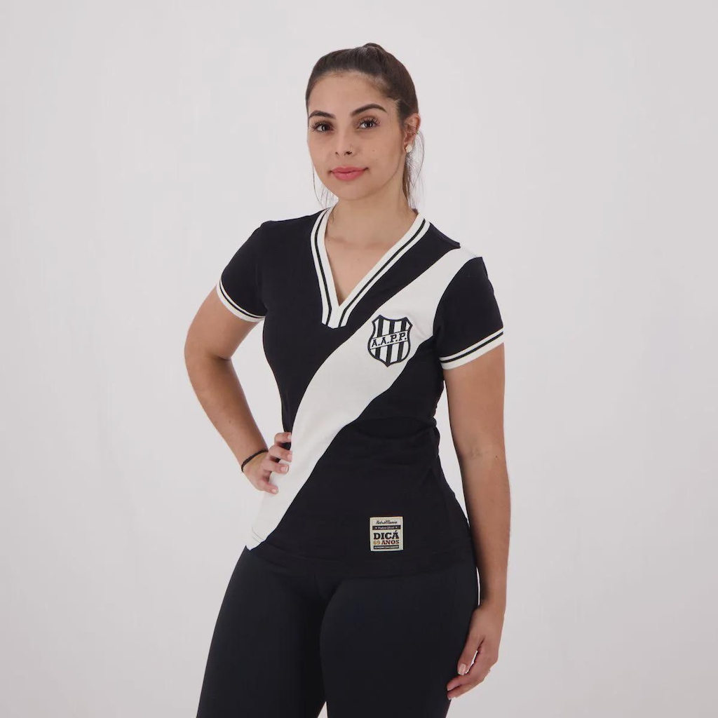 Imagem 5 do produto Camisa Ponte Preta Retrô II 1977 FutFanatics Feminina