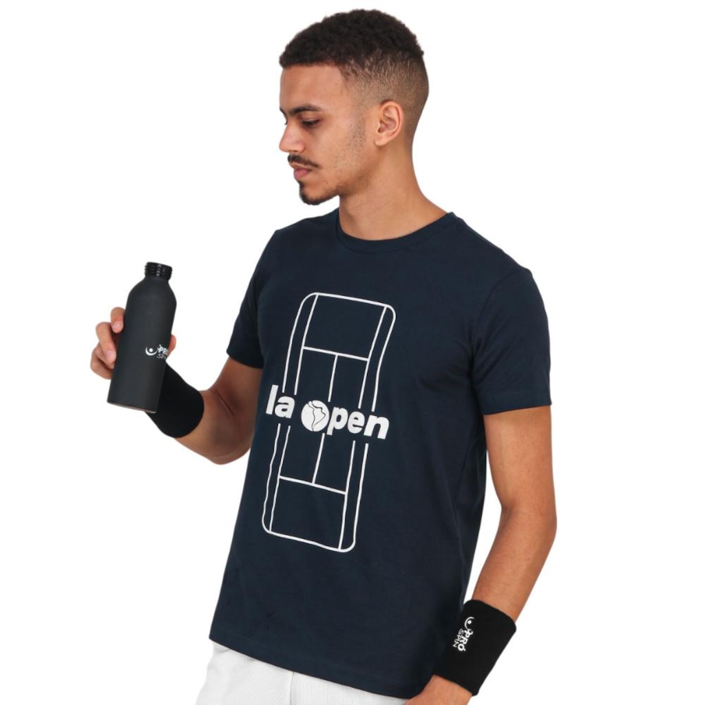 Imagem 2 do produto Camiseta Pró Spin La Open Quadra - Masculina