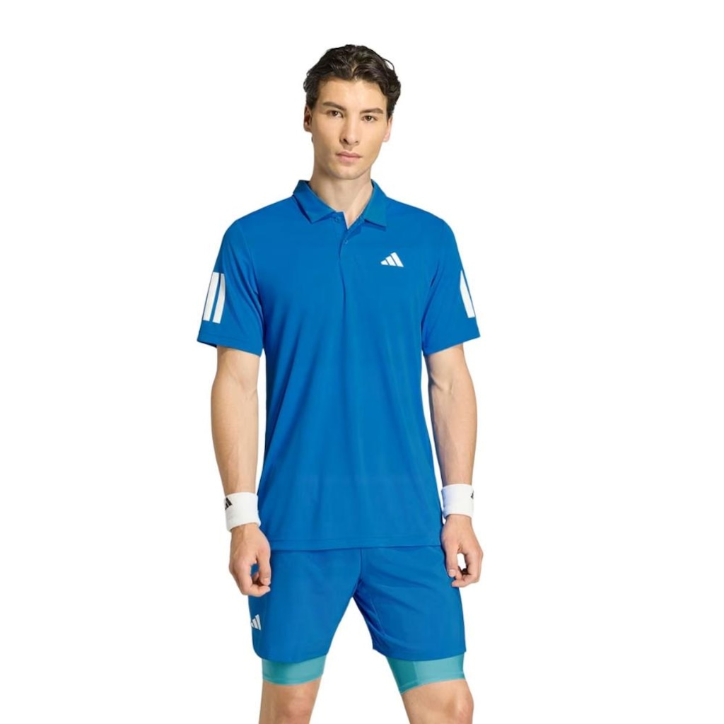 Camisa Polo adidas Club 3S - Masculina
